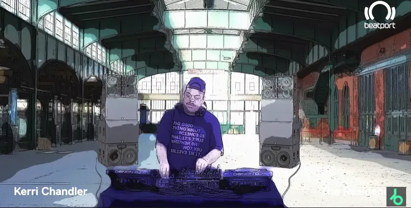 Kerri Chandler animated DJ set for Beatport's Residency