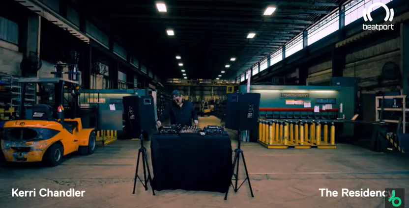 Kerri Chandler DJ set at Fazzio's Warehouse for Beatport's Residency